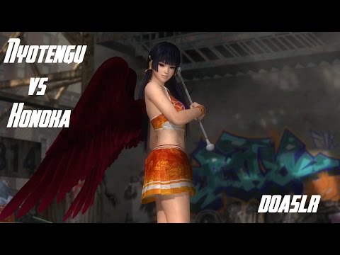 Dead or Alive 5 Last Round [Match] Nyotengu vs Honoka (Cheerleader costumes)