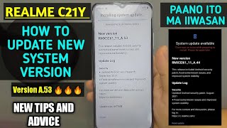 Realme C21Y How to update new system version new t