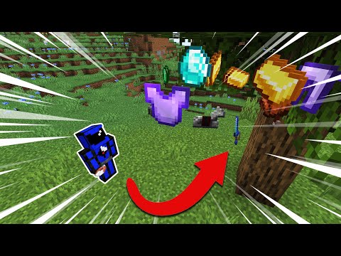 Minecraft, But Leaves Drop OP Items...