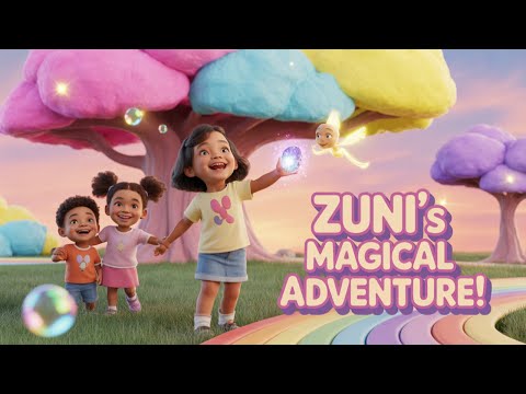 🌈 Zuni’s Magical Pebble Adventure | Wish-Filled Journey with Sam & Emma | Kids Fantasy Storytime
