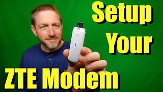 Make your little stick work right! - Configuring your ZTE USB Stick Modem