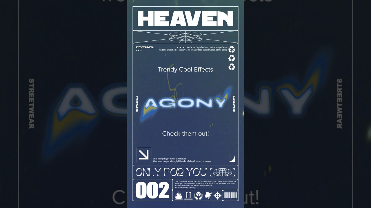 4 Trendy Text Effects to Make your Designs Shine (even more) ✨ #Trending #GraphicDesign