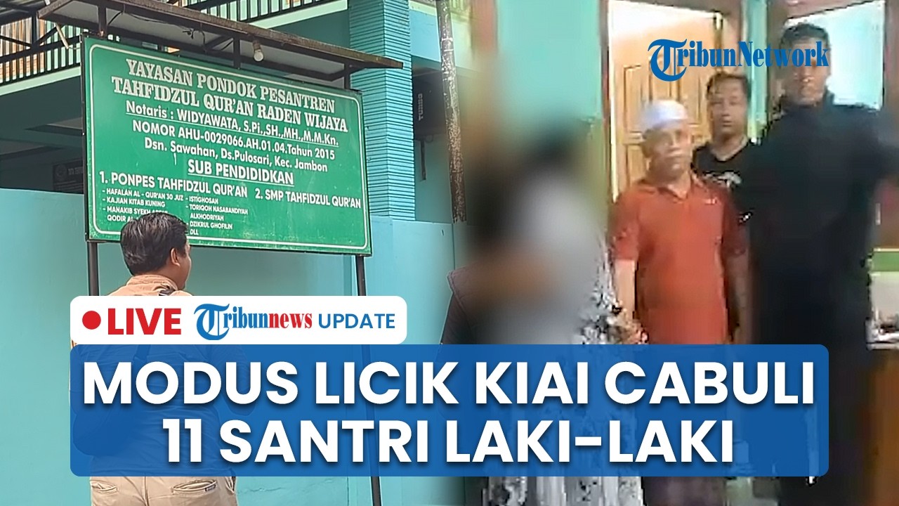LIVE: Modus Licik Kiai di Jambon Ponorogo Cabuli 11 Santri Laki-laki, Iming-imingi Mondok Gratis