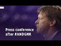Press conference after #ANDGNK