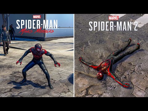 Spider-Man 2 vs Spider-Man: Miles Morales - Direct Comparison! Attention to Detail & Graphics! 4K