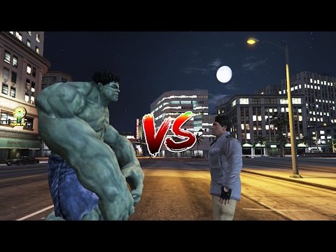 Hulk VS The Terminator - Epic Battle (GTA 5)