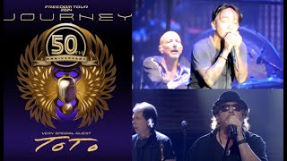 JOURNEY announce &quot;Freedom&quot; tour 2024 w/ TOTO - dates/venues released!