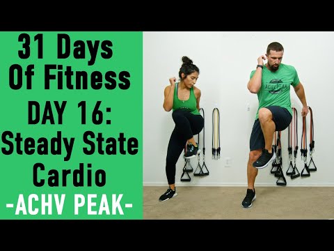 31DoF Day 16 - LISS Cardio & Abs  (Low-ish Intensity Steady State) - Low Impact Friendly