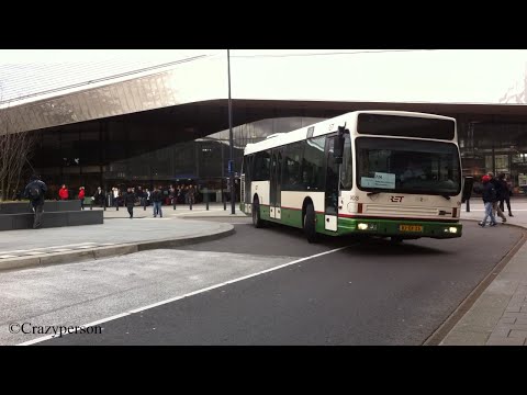 RET Bussen drie Mercedes Benz & Den Oudsten Alliance B96 nemen de bocht bij Rotterdam Centraal !