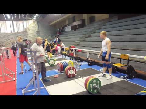 Split 2017 Training Pavel Khadasevich Clean and Jerk 175 kg, Clean pulls 195 kg