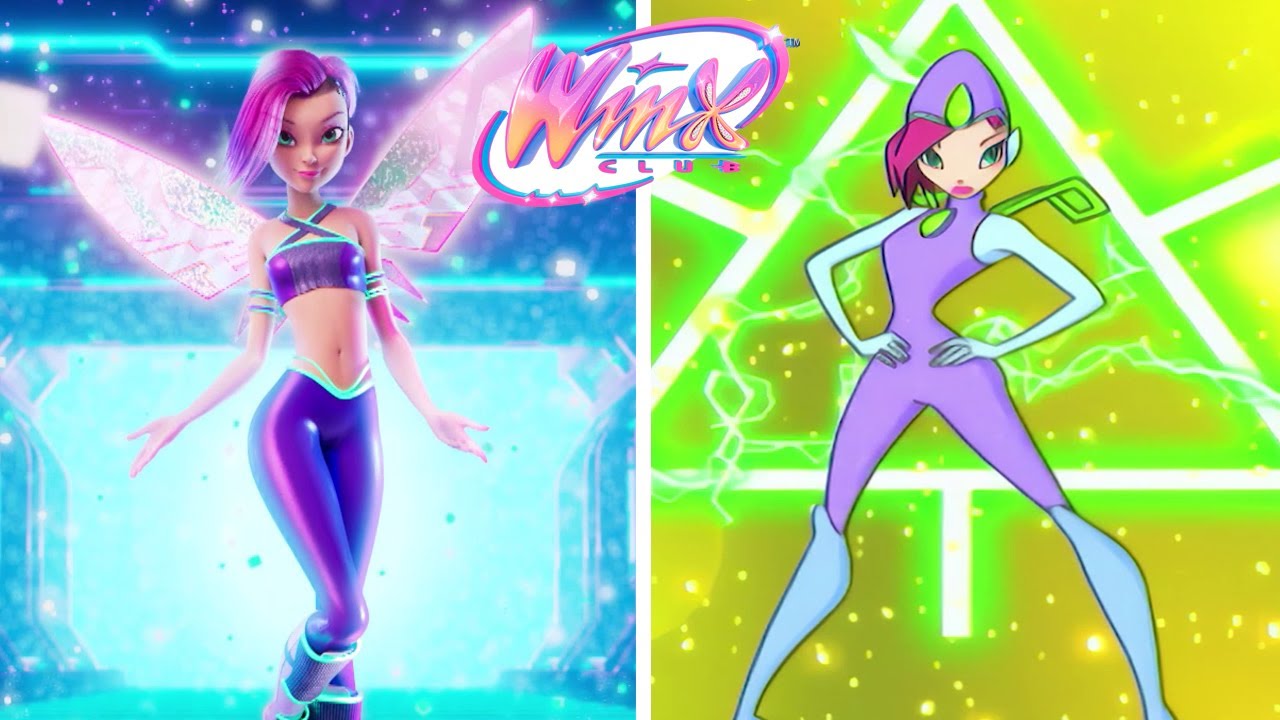 Tecna's Transformation: original Season 1 vs. Reboot Side-by-Side | Winx Club Official
