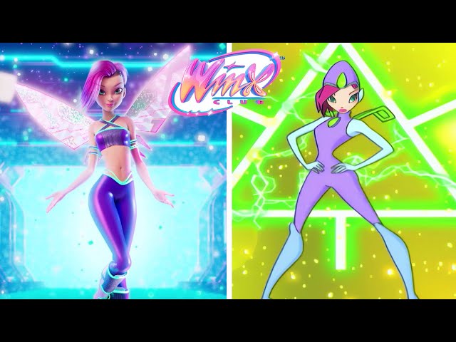 Tecna's Transformation: original Season 1 vs. Reboot Side-by-Side | Winx Club Official