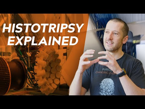 What is histotripsy and how does it work?