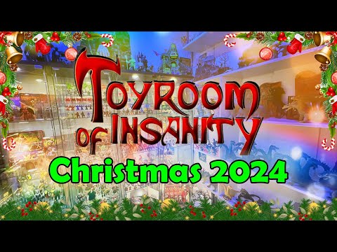 Toy Room Tour 2024 & Restored Vintage Blow Mold Santa Clause – TRI 177