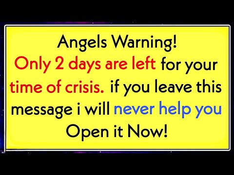 Angels warning! only 2 days are left for your time of crisis. if you  ✝️ Jesus Says 💌#jesusmessage