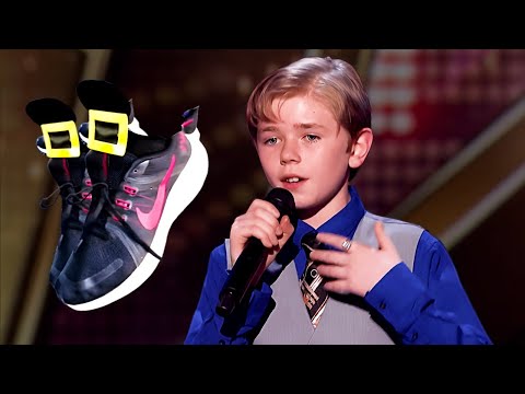 Kid sings One Two Buckle My Shoe on America's Got Talent