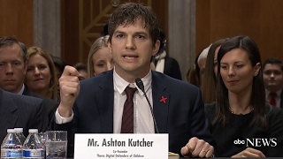 Ashton Kutcher Speech on Human Trafficking Before Congress | ABC News video