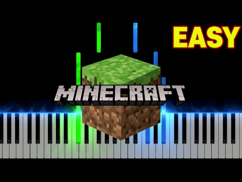 Right Now Piano - Minecraft Theme - Minecraft | EASY Piano Tutorial