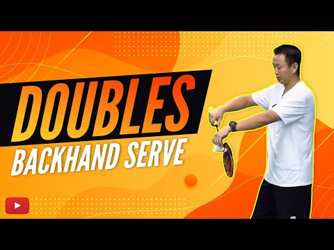 Winning Badminton - The Doubles Backhand Serve - Coach Hendry Winarto  (Subtitle Indonesia)