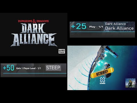 Steep / Dark Alliance Weekly Xbox Game Pass Guide Play/Gain 1 Player Level