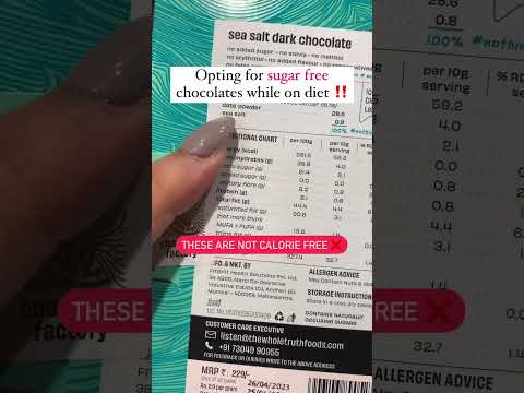 Sugar Free Chocolate 🍫 | Is Sugar Free Chocolate Good For Health 🤔 #shorts