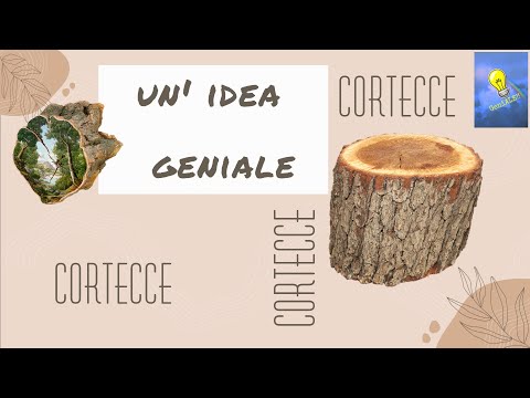 Un' Idea GeniALE con le Cortecce #legno #faidate #pictureoftheday @RiciclALE #amazing