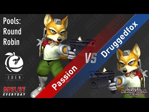 Eden - Passion (Fox) vs. Druggedfox (Fox) - SSBM - Singles Pools, Round Robin