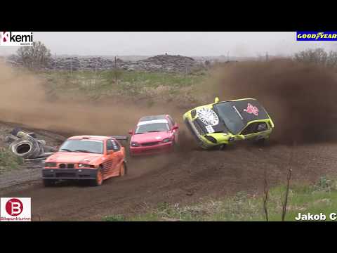 Rallycross Iceland 2019! Extreme Crash!