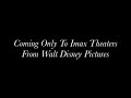 Coming To IMAX Theaters From Walt Disney Pictures Logo