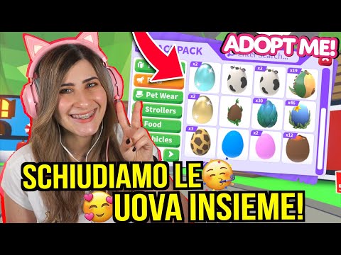 SCHIUDO quante più UOVA possibili in un'ORA: quanti leggendari troverò? 🤔 [LIVE] ADOPT ME By Francy