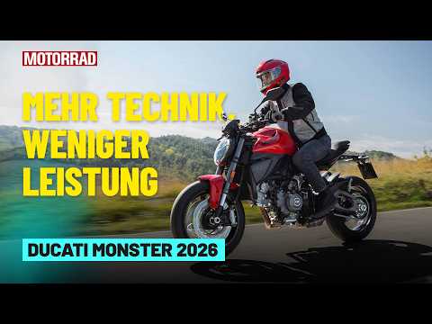 Neue Ducati Monster 2026 | Weniger Gewicht, neuer V2 – mehr Monster als je zuvor?