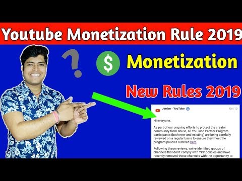 Monetization New Rules 2019, How To enable Monetization,New Youtuber Must Watch Video