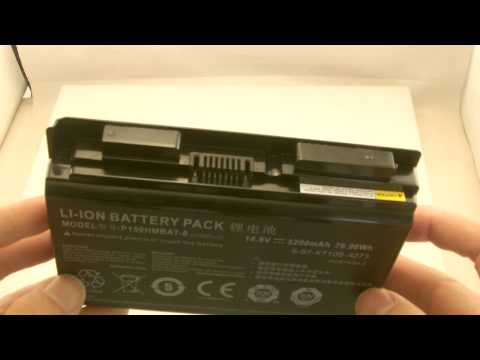 Laptop battery for Terrans Force X711, P150HMBAT-8