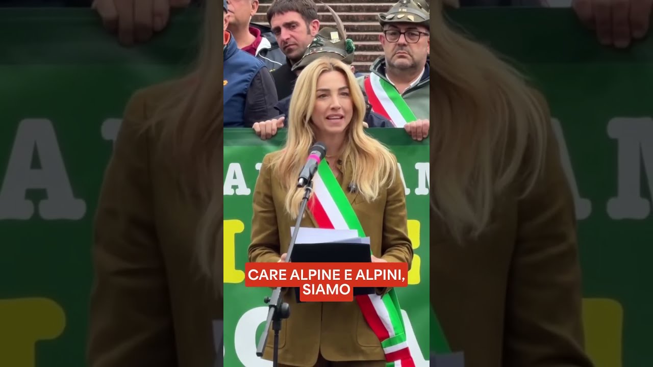LA SINDACA DI GENOVA SILVIA SALIS CONCLUDE L'ADUNATA NAZIONALE DEGLI ALPINI 2026