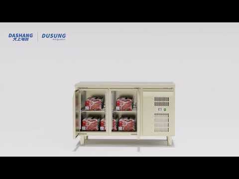 C2– Gastronorm Undercounter Stainless Steel Refrigerator/Freezer