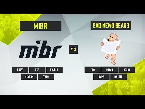 CS GO: MIBR vs BAD NEWS BEARS | MD3 | ESL One: Road to Rio NA (PT-BR)