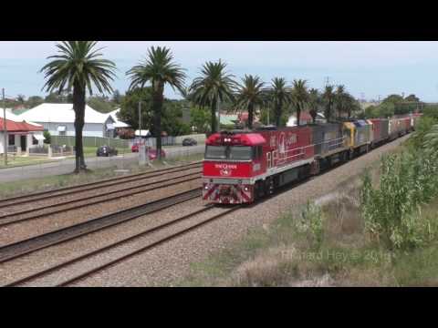 NR109 (Ghan), NR12 & AN7 - Melbourne to Brisbane - 24th December 2016