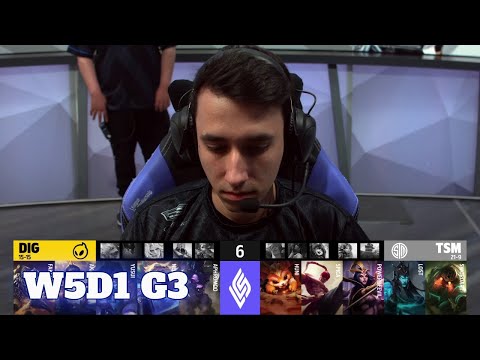 Dignitas vs TSM | Week 5 Day 1 S11 LCS Summer 2021 | DIG vs TSM W5D1 Full Game