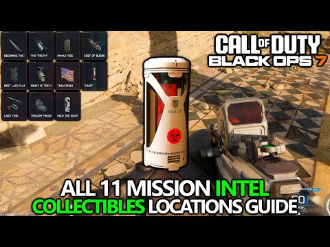 COD Black Ops 7 - All 11 Campaign Intel Collectibles (Co-op Campaign Missions)