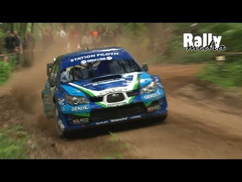 Subaru Impreza WRC S12 very fast in forest - Sezoensrally Bocholt 2010 - Patrick Snijers