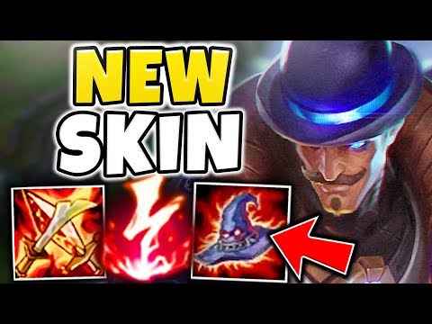 NEW LEGENDARY PULSEFIRE TWISTED FATE! 100% INSTANT ONE-SHOT CARRIES WITH W - League of Legends