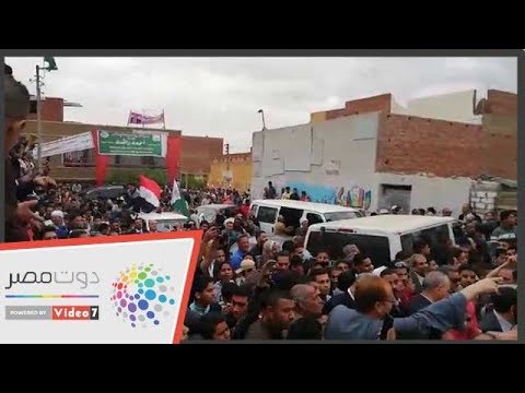 العيد القومى للجيزة.. شاهد أحمد راشد يشعل شعلة النصر بالشوبك