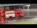 Detroit Fire Department Squad 4 Responding Arriving INJURY ROLLOVER ACCIDENT WITH ENTRAPMENT
