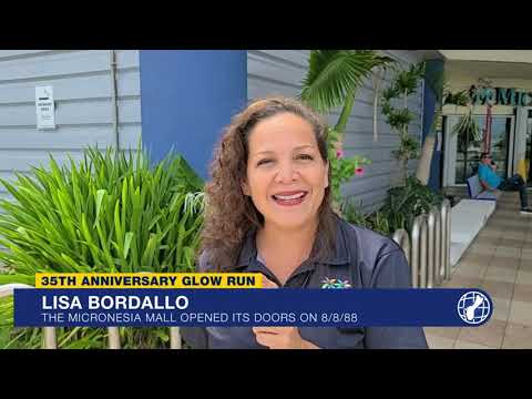 Micronesia Mall comemora 35º aniversário com Glow Run!