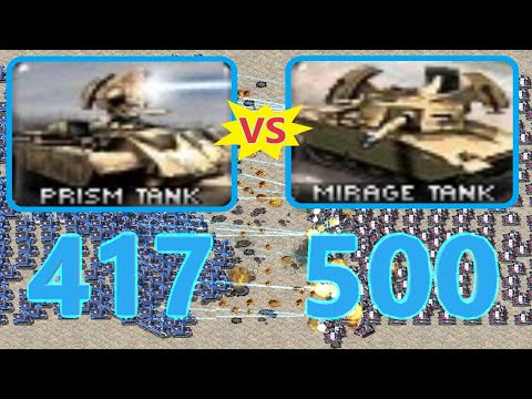 Prism vs Mirage 🎮 Same Cost 🎮 Red Alert 2