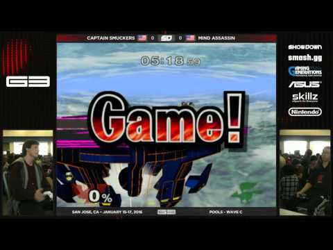 GENESIS 3 - Captain Smuckers (C. Falcon) vs Mind Assassin (Falco) - SSBM Singles Pools - Wave C