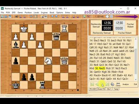 Fischer Robert and reshevsky samuel 1963 new york 0 1  553