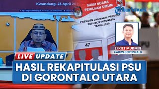 Cabup Cawabup No Urut 1 PSU Pilkada Gorontalo Utara Walkout saat Penetapan Hasil Rekapitulasi KPU
