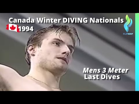 1994 Mens 3 meter Diving Competition - Canada Winter Diving Nationals