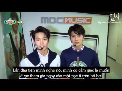[Vietsub] 150523 Show Champion Backstage - Doyoung and Jaehyun